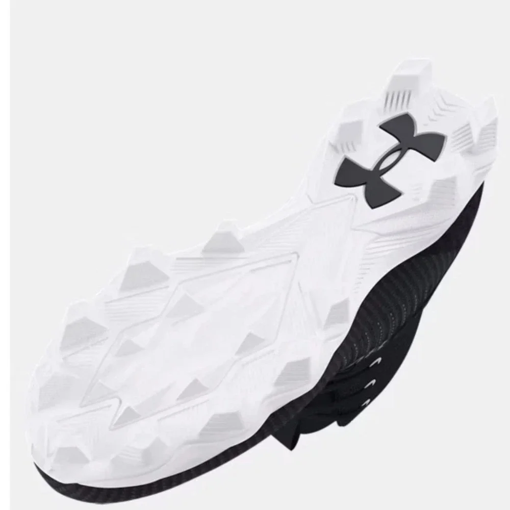 Under Armour Highlight 2 RM Men's US 9 Black White Football Cleats 3027300-001